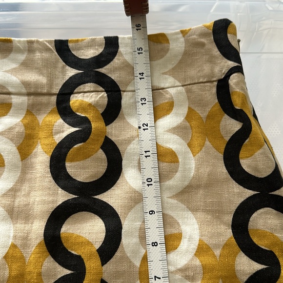 J Crew Linen Mini Skirt Size 4 - Picture 4 of 5